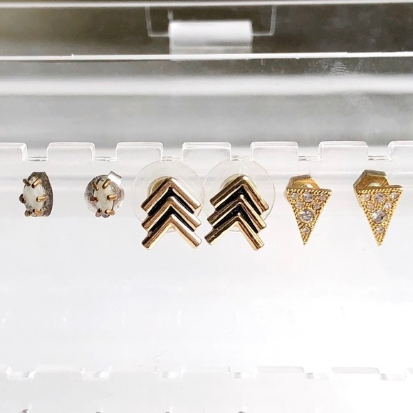 Gold Stud Earring Bundle - Picture 2 of 11